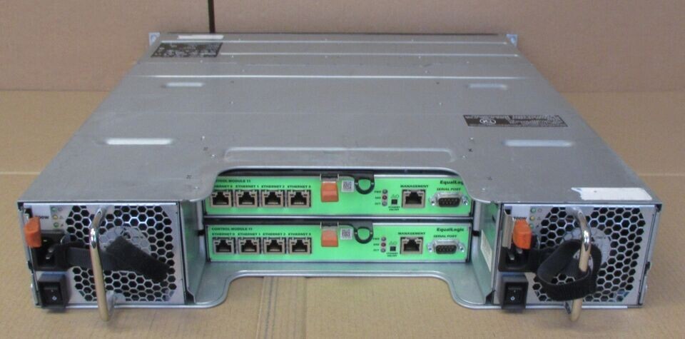Dell EqualLogic PS6100X iSCSI SAN Storage Array 12.6TB HDD 2x Type 11 Controller