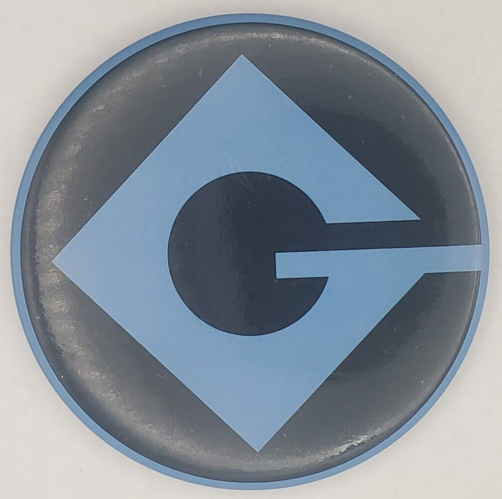 Official Despicable Me Gru Laboratories Logo Large Pinback Button