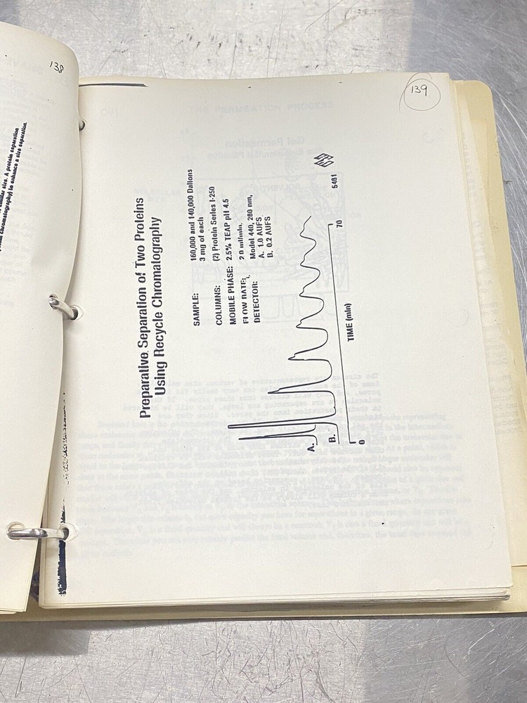 Waters Liquid Chromatography School - Users Guide / Instructions Manual