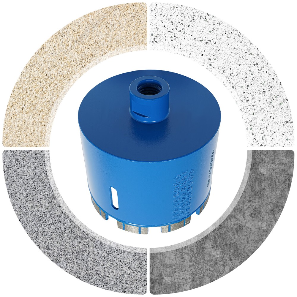 Diamond Core Drill, Drilling Bit, 5/8-11 Thread Diamond Drilling Bit Blue