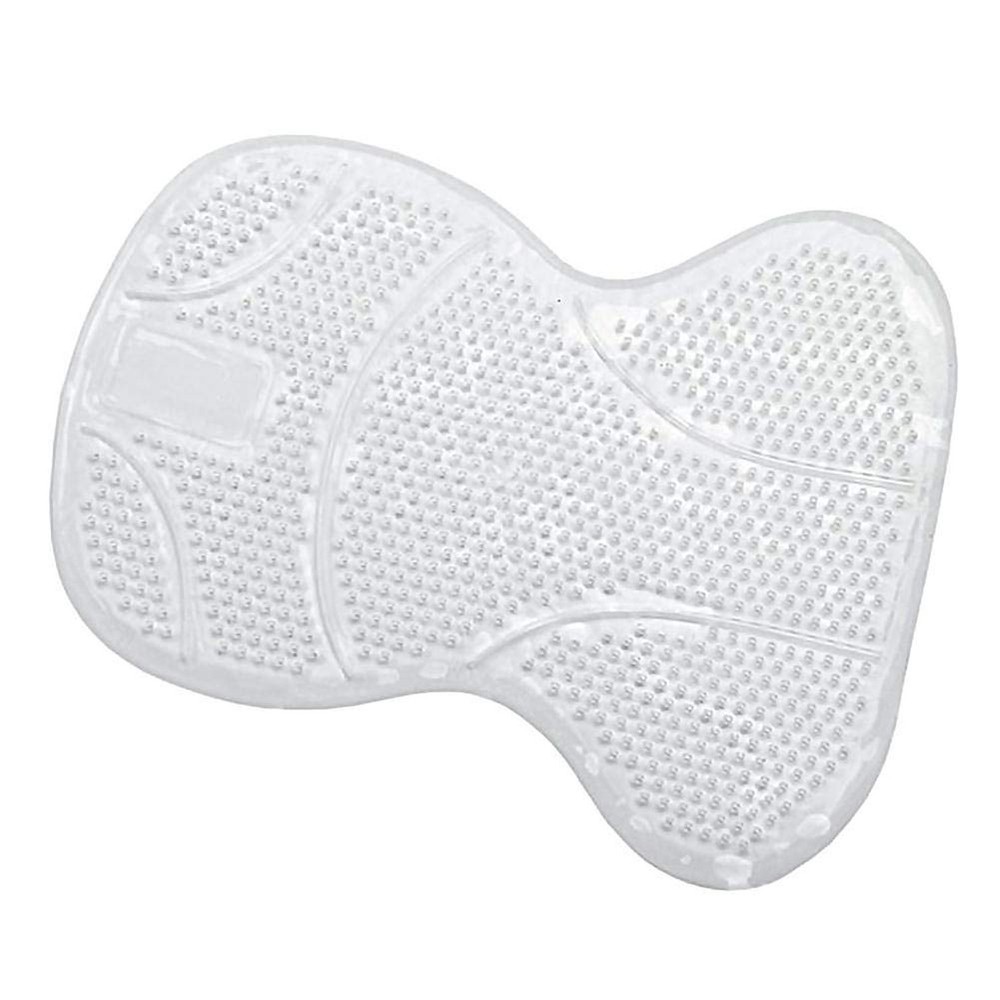 Ovation Perforated Silicon Anti-slip Half White Saddle Pad