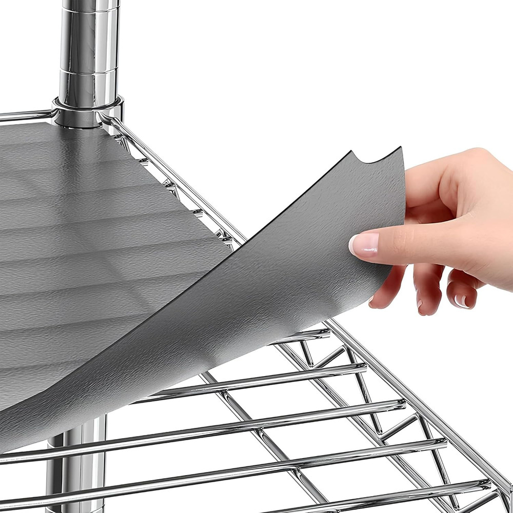 Wire Shelf Liners 14x36 Plastic Shelf Mats for Amazon Basics Shelving 4 Pack