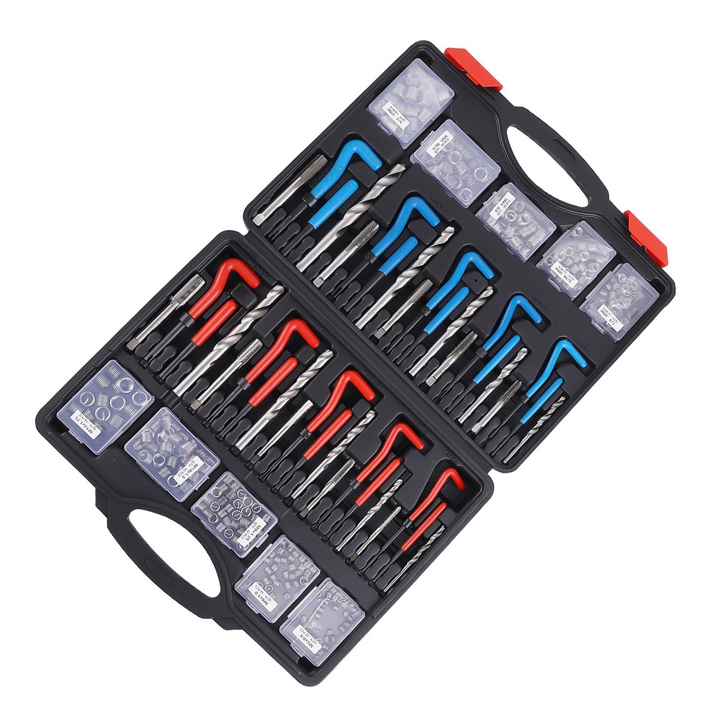 320-piece Helicoil Thread Repair Kit +inserts +breaking Pin Tools Drill Bits