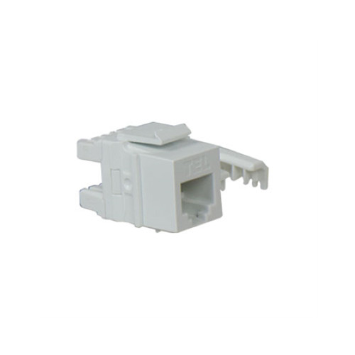 Legand WP3473-WH 6-Position, 6-Conductor Quick Connect RJ25 Keystone Jack, White
