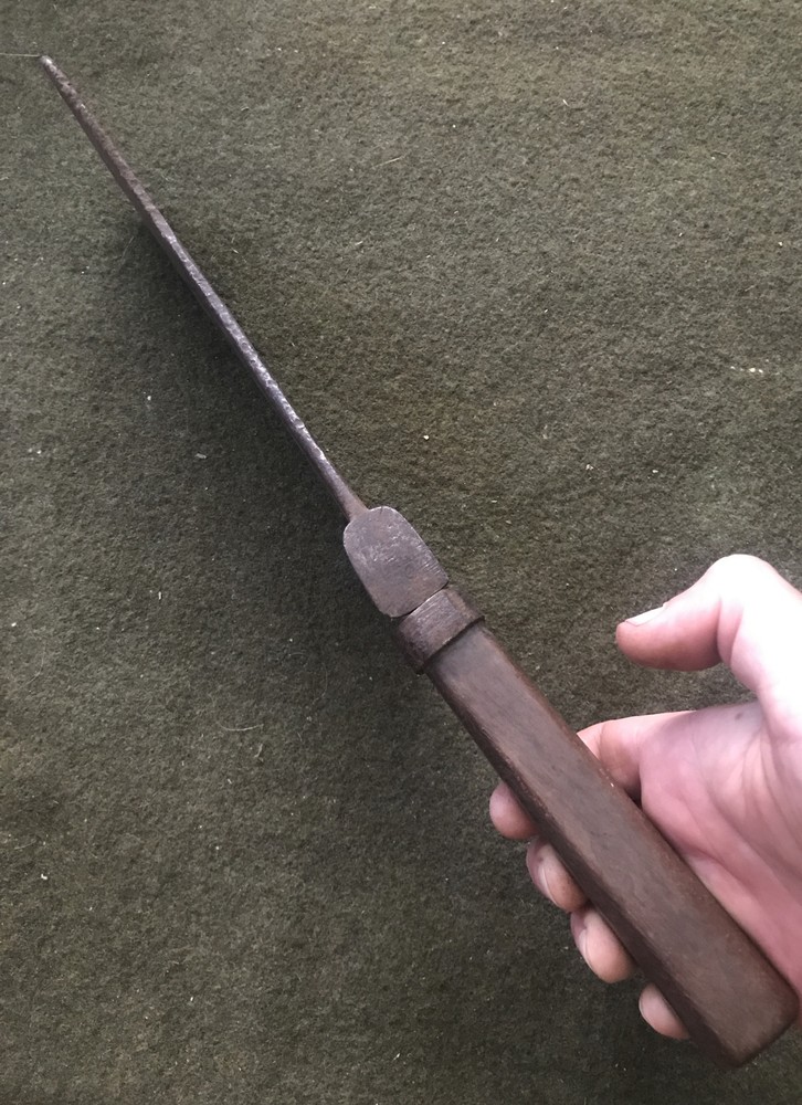 Cleaver Antique PRIMITIVE HANDMADE Blacksmith Unique Early.