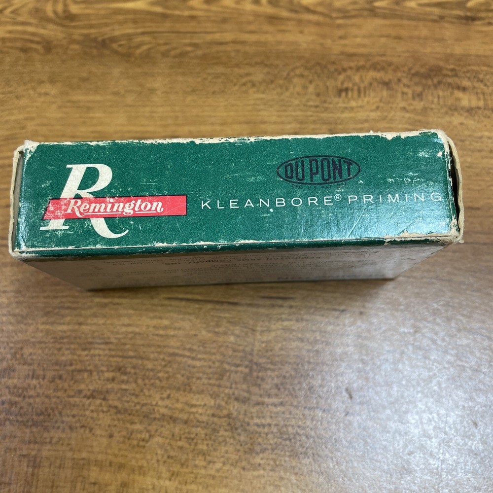 Vintage Remington 25 AUTO 50 grain Metal Case EMPTY BOX