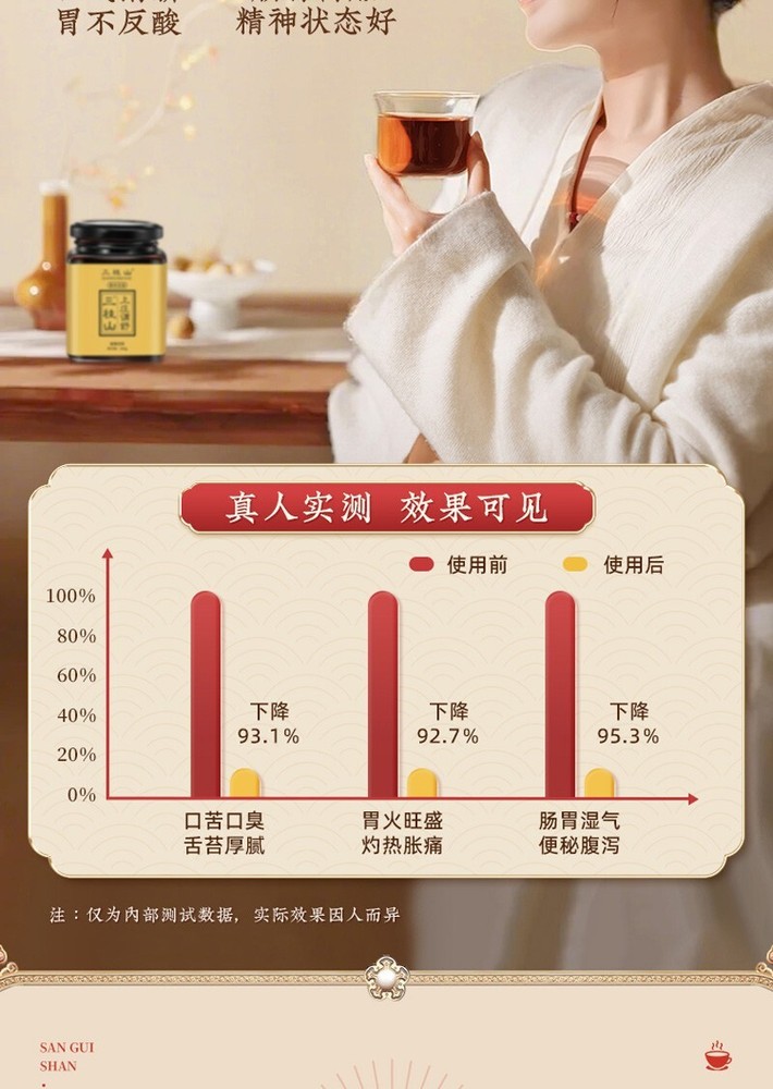 Solid drinks are suitable for bad breath, bitter mouth and thick tongue coating