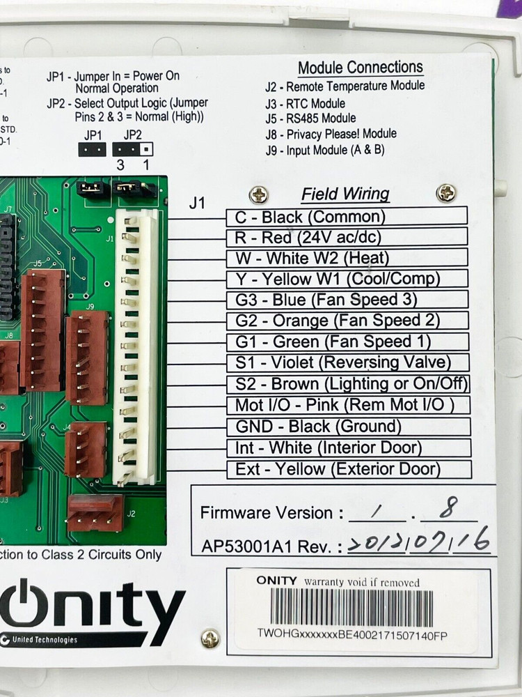 ONITY DDC2-F Digital Thermostat