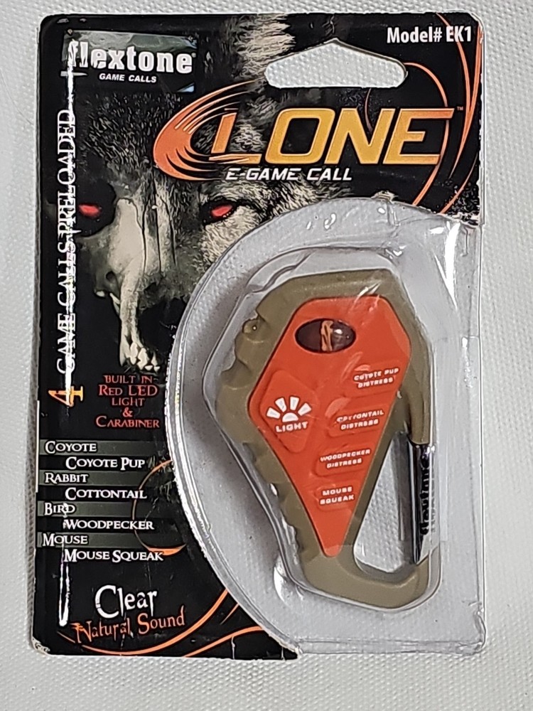 Flextone Predator Clone Fox Caller Electronic Mini Keyring Call EK1