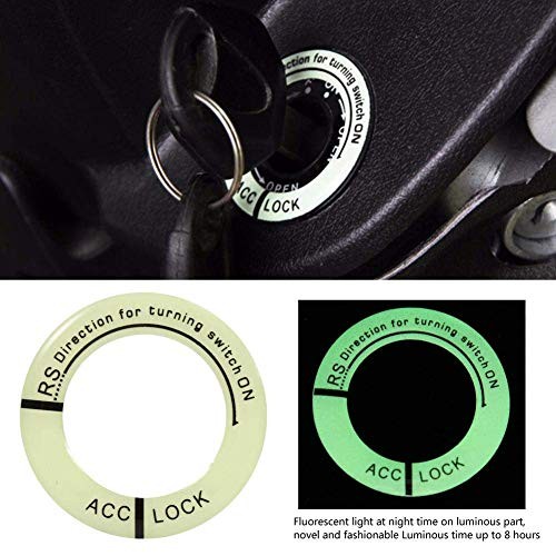 Ignition Switch Decoration Ring Car Motorcycle Luminous Ignition Start Stop