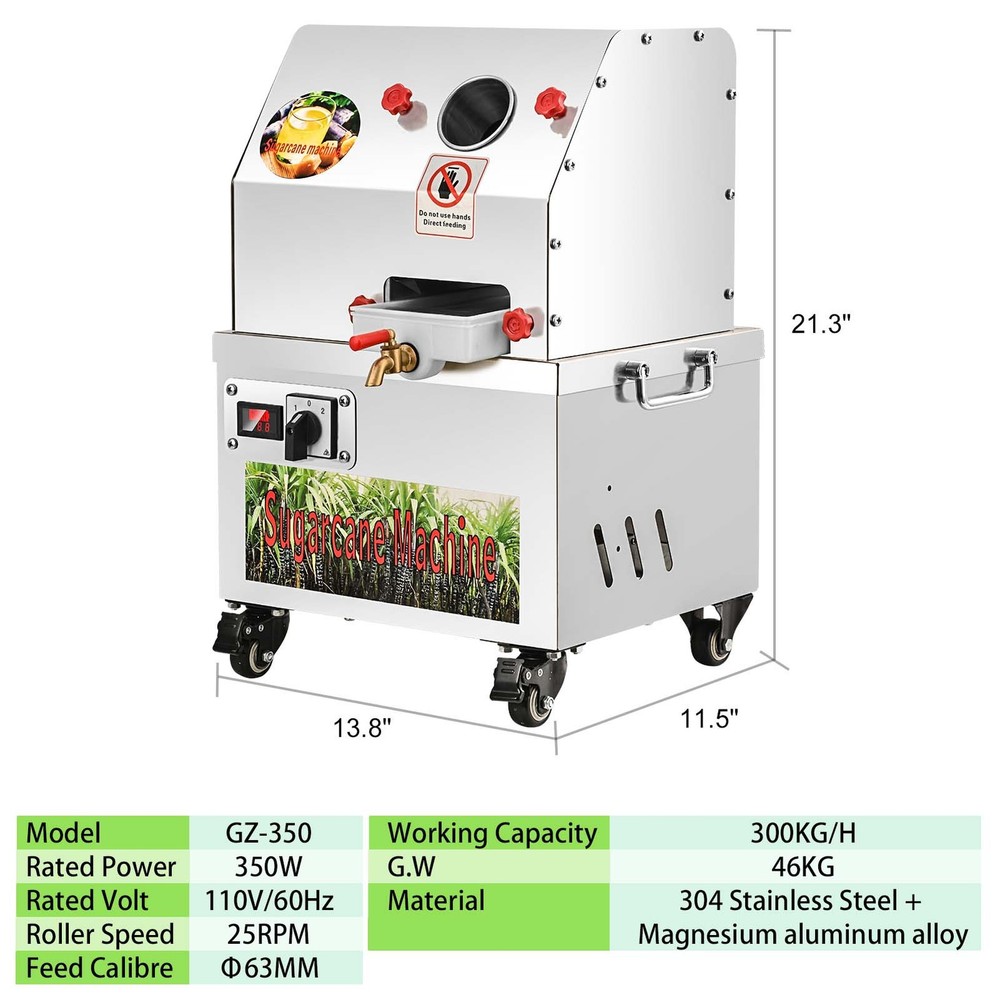 Commercial Sugar Cane Juicer Press Machine Celery Juicing Machine Squeezer