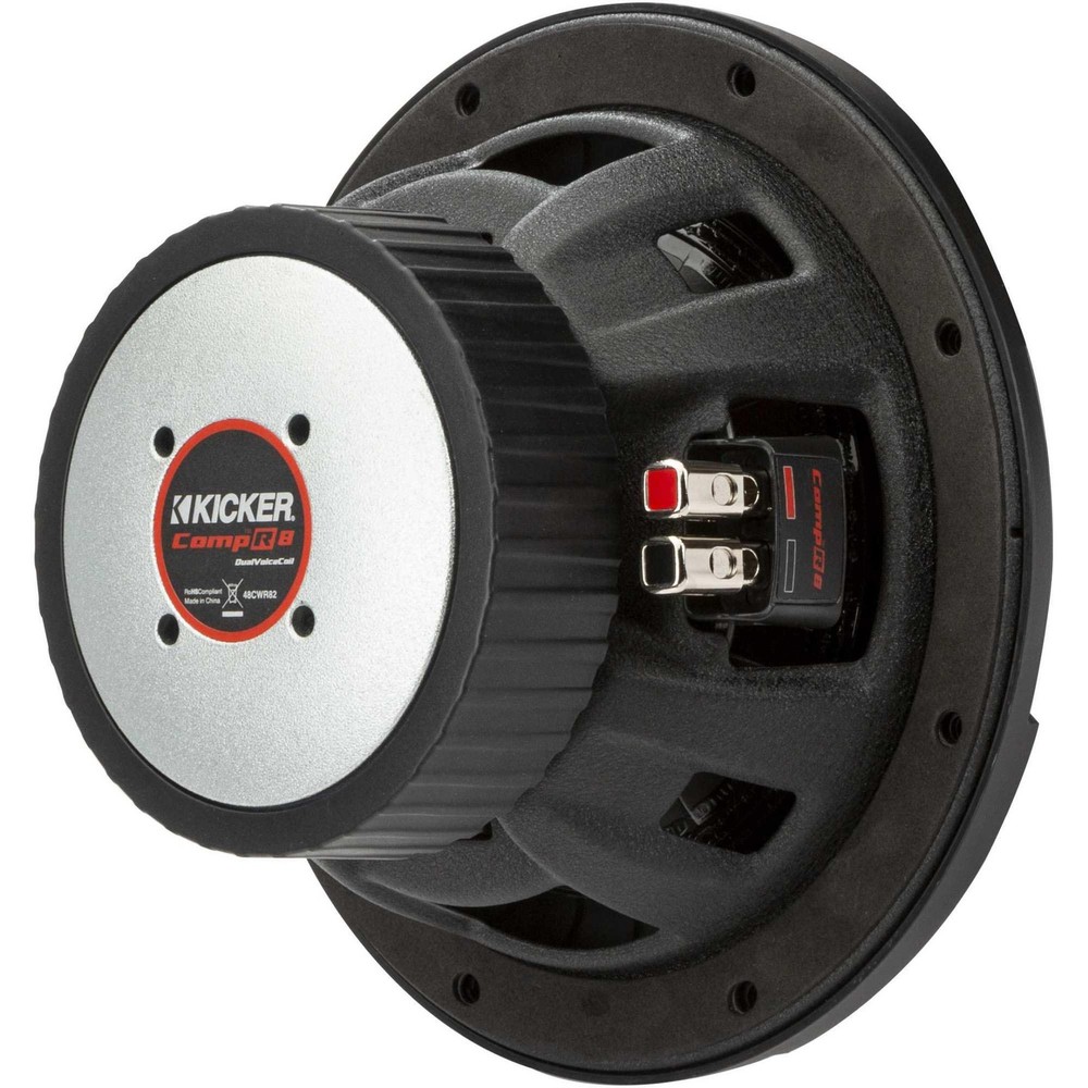 Kicker 8 Inch Comp R Woofer Includes Two 48CWR82 Virtual 2 ohm Package