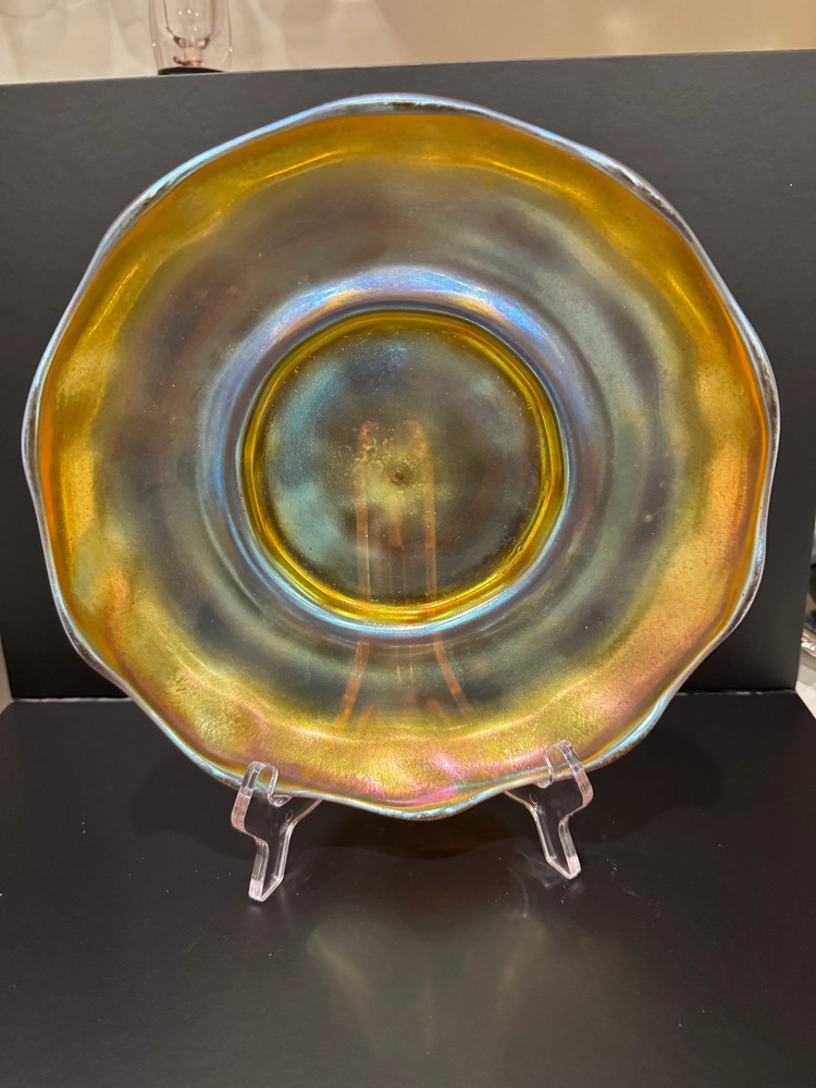 Tiffany Studios Ruffled Bowl