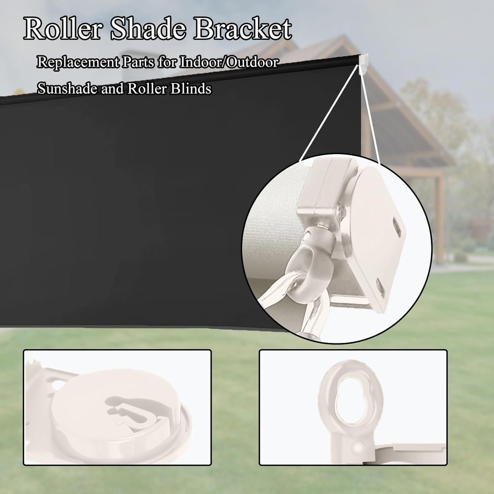 Roller Shade Bracket Coolaroo Replacement Parts Indoor/Outdoor Sunshade & Roller