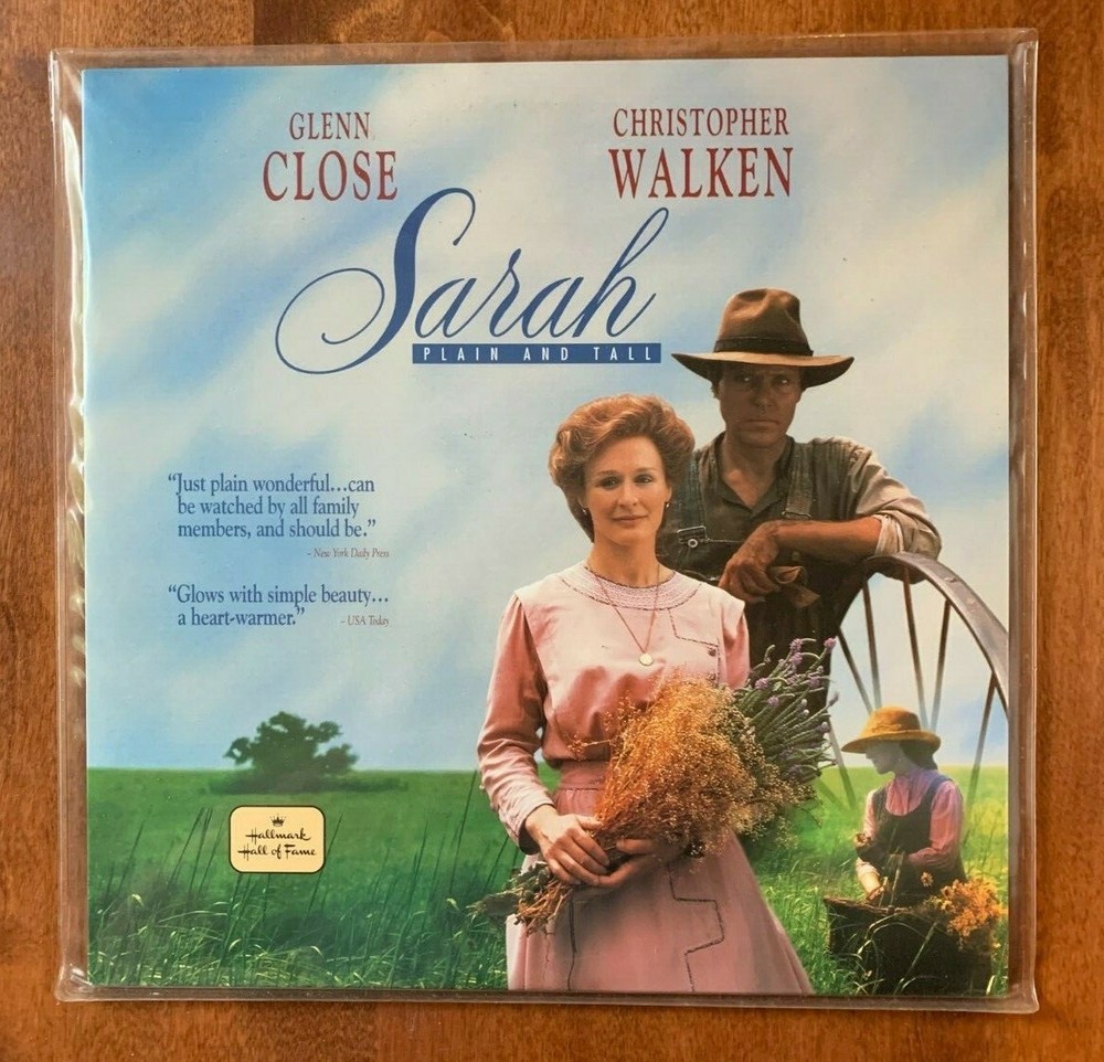 SARAH PLAIN AND TALL Laserdisc Glenn Close, Christopher Walken