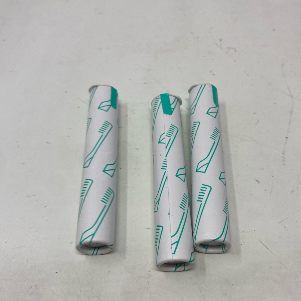 Quip Electric Toothbrush Replacement Heads 3-Pack, White/Gray