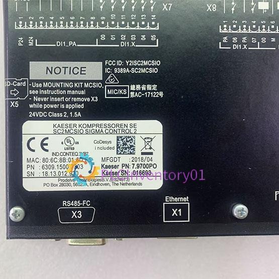 1 Pc. New 7.9700P0 Control Panel for Kaeser SIGMA CONTROL 2 Compressor OEM