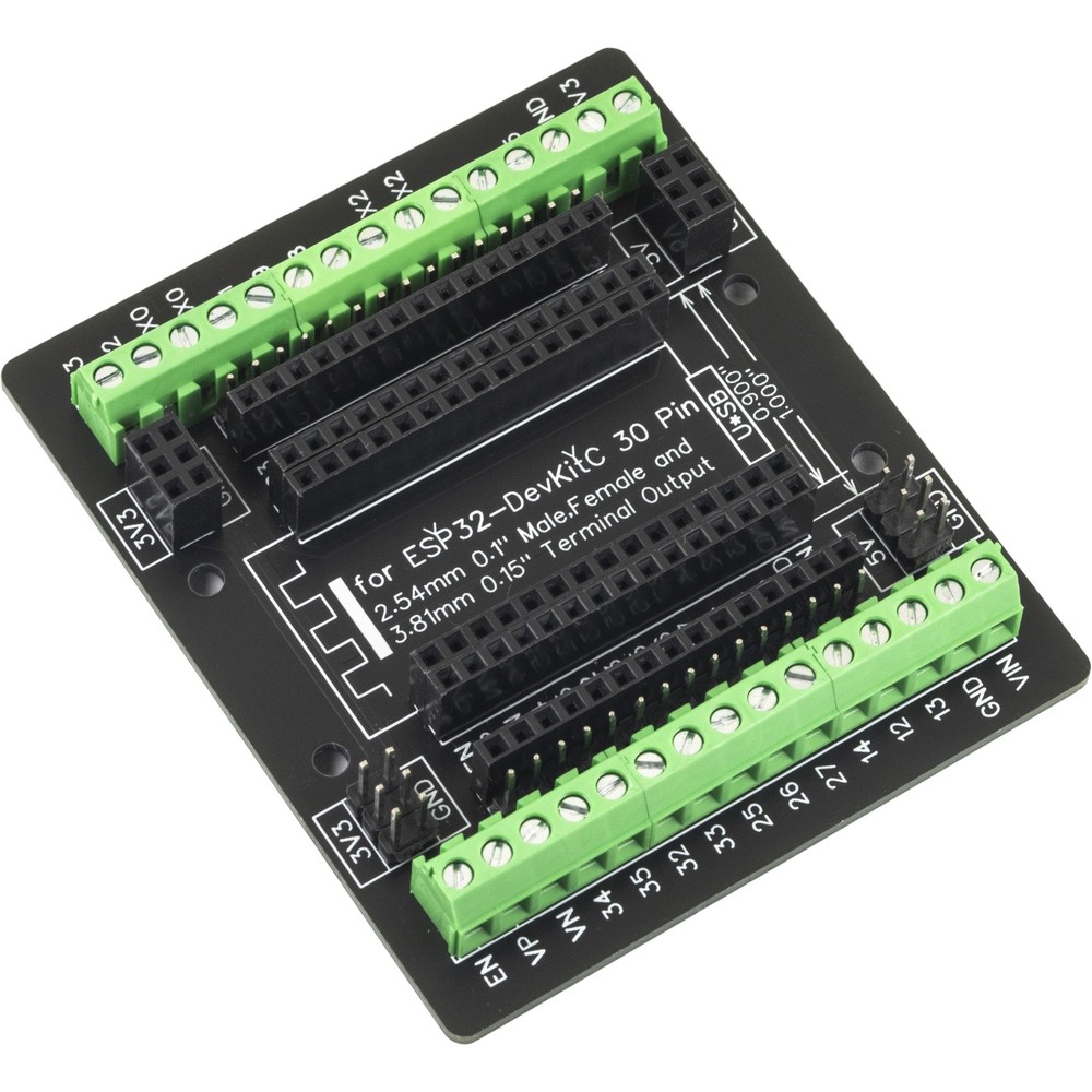 ESP32 ESP-WROOM-32 Development Board 30 Pins USB Type C GPIO Expansion