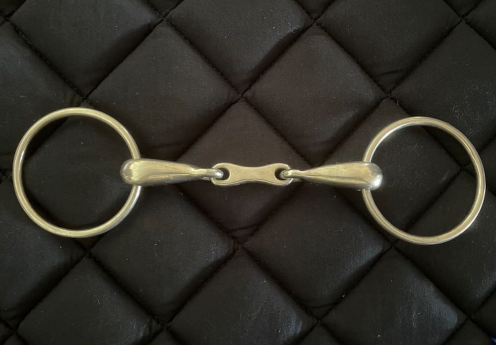 French Link O Ring Snaffle Horse Bit 5.5” 5 1/2”