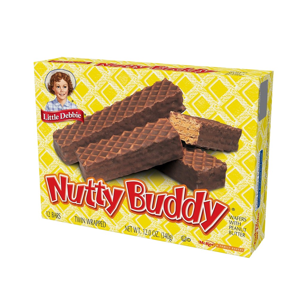 Little Debbie Snacks Peanut Butter Nutty Bars, 8 Boxes