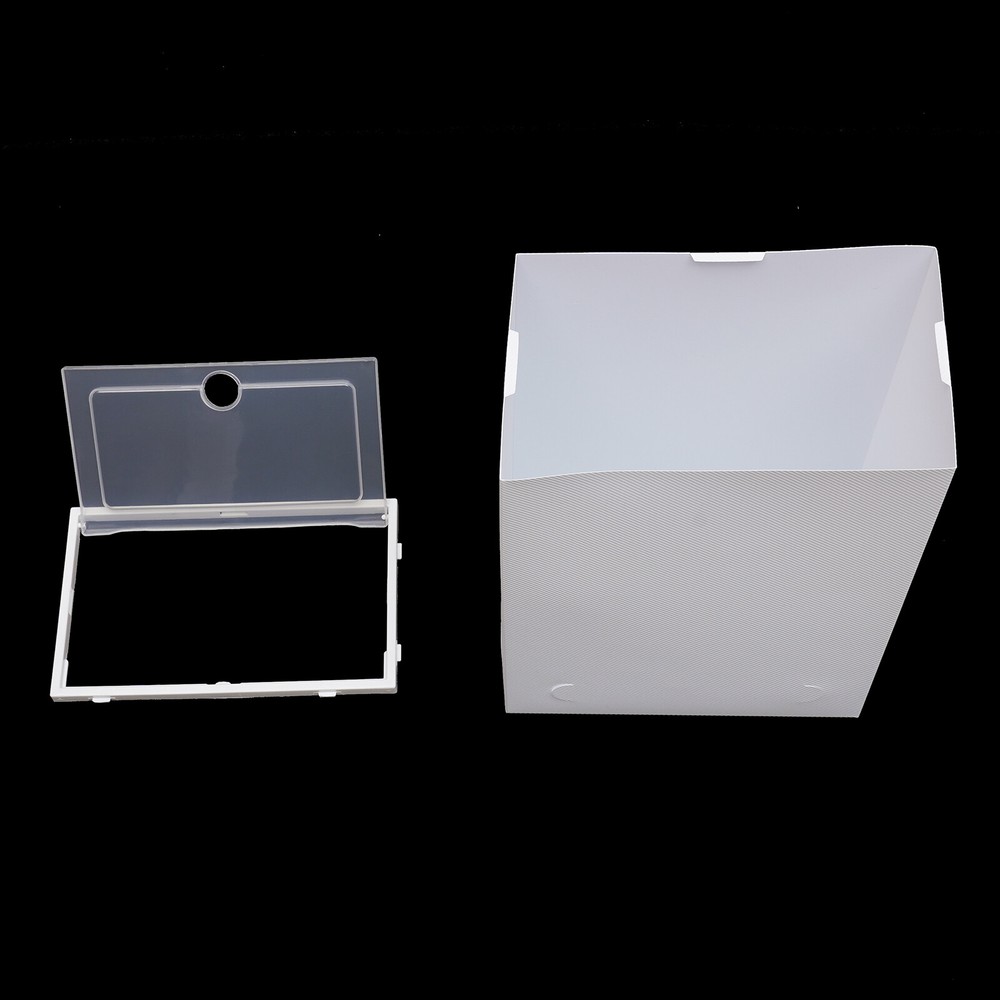 24pcs Clear Shoe Box Stackable Plastic Shoe Storage Organizer Sneaker Container