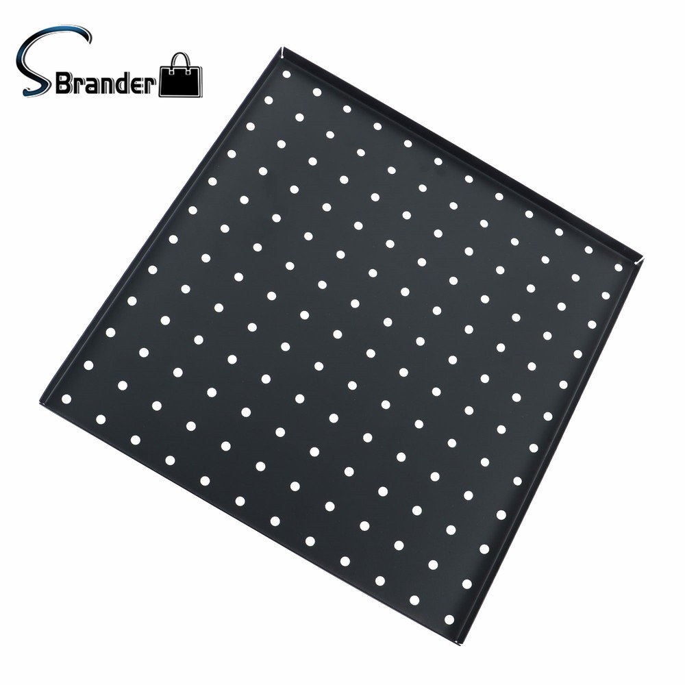 4 Pack Metal Easy To Use Peg Boards Wall Organizer Panel Storage Hanger Tool