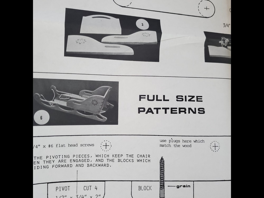 Pattern Woodworking Vintage