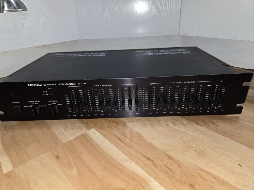 Vintage NIKKO Graphic Equalizer EQ 20 TESTED!