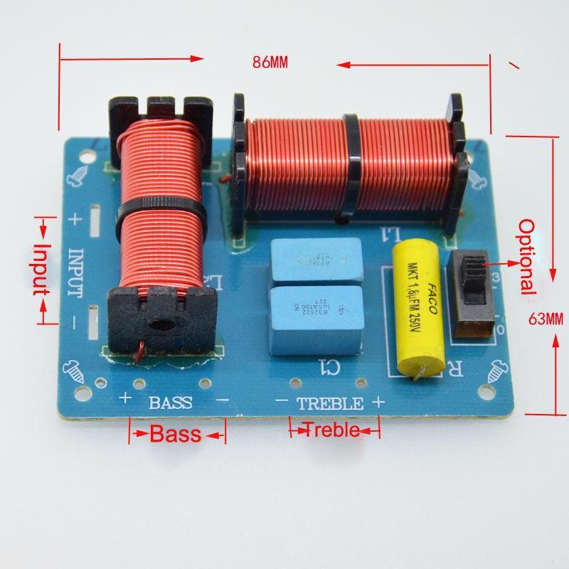 1 Speaker Divider Module Bass Control Module for Speakers