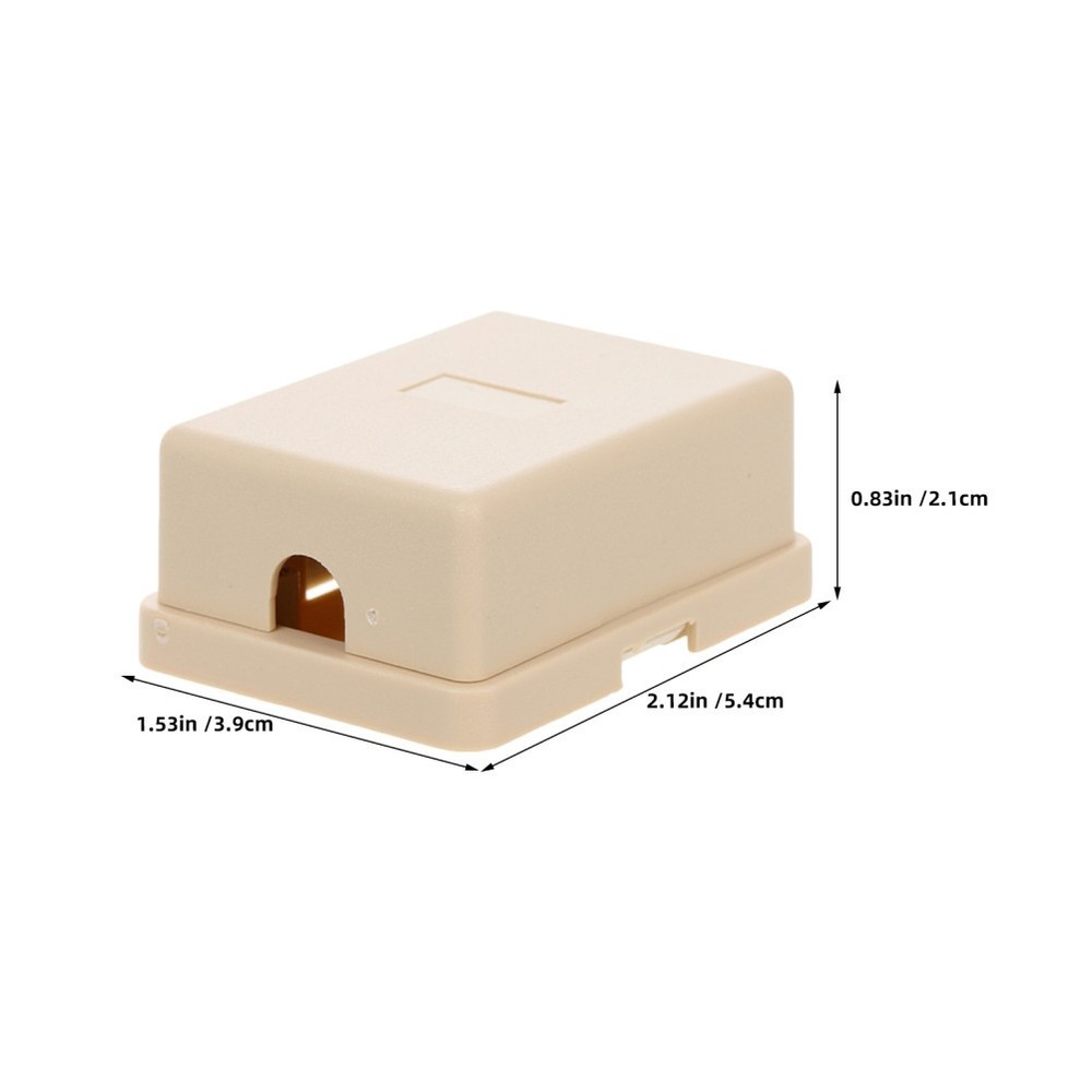 20 Pcs Telephone Accessories Plastic Junction Box Cable Splitter