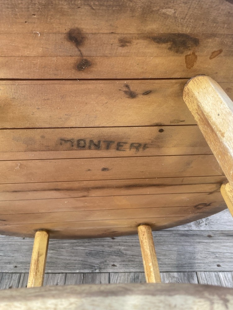 Vintage Signed Monterey Circa 1930s Coffee Table