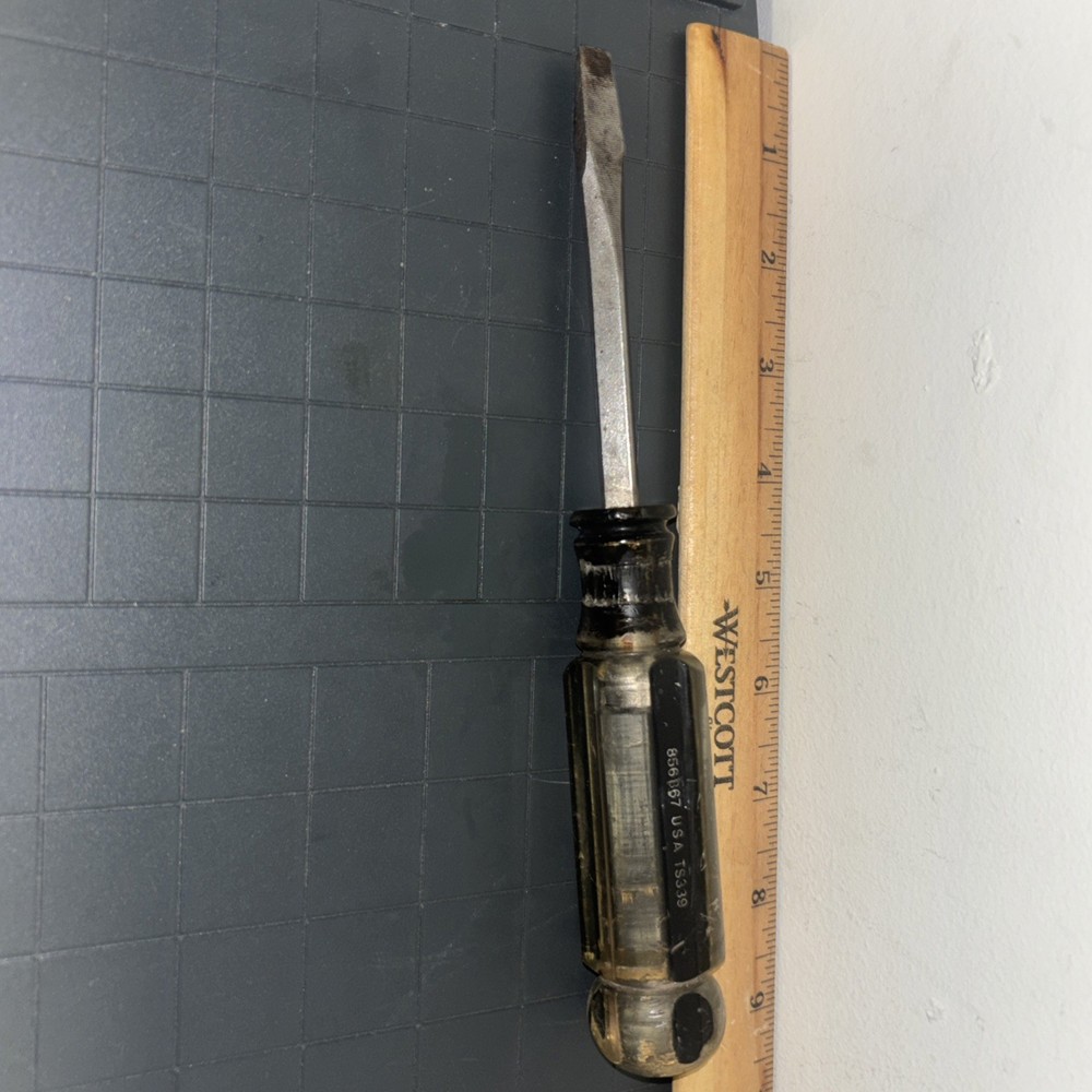 master mechanic flat screwdriver