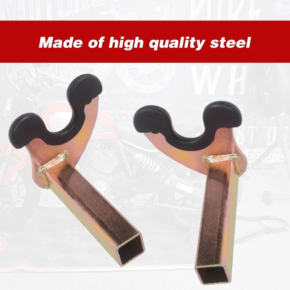 Iron Motorcycle Rear Wheel Stand with Enhanced Stability & Protection