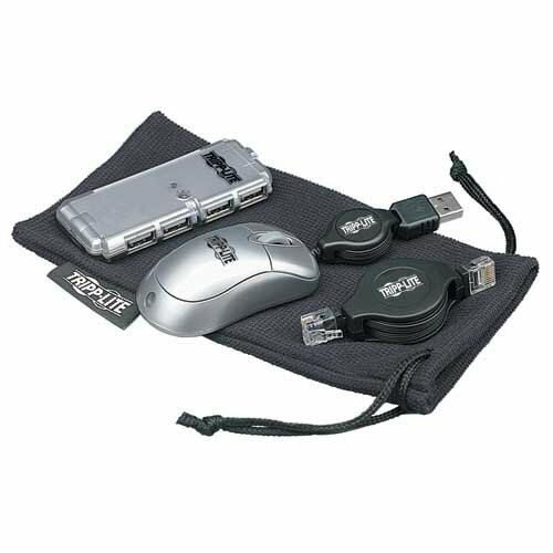 Tripp Lite PK3022ET Notebook/Laptop Peripheral Kit with Network Cable/Mouse/USB