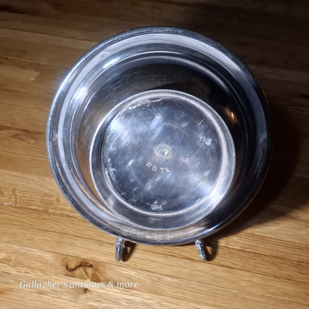 Antique Hartford Silver Plate Pickle Castor Dish