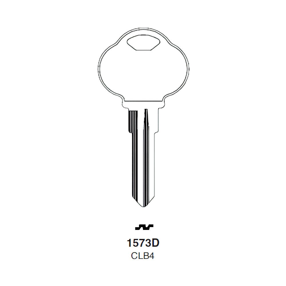 CLB4, 1573D Key Blank Nickel
