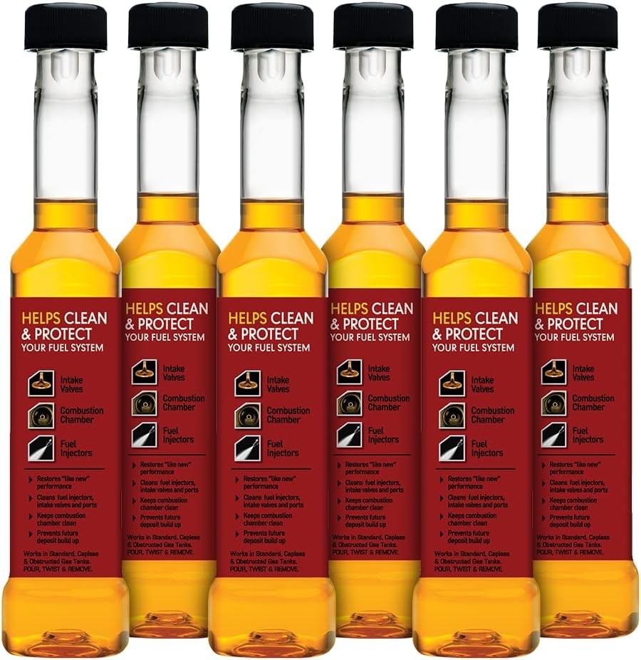 Oxygen Sensor Safe High Mileage Fuel Cleaner - 6 Pack for Superior Engine Care