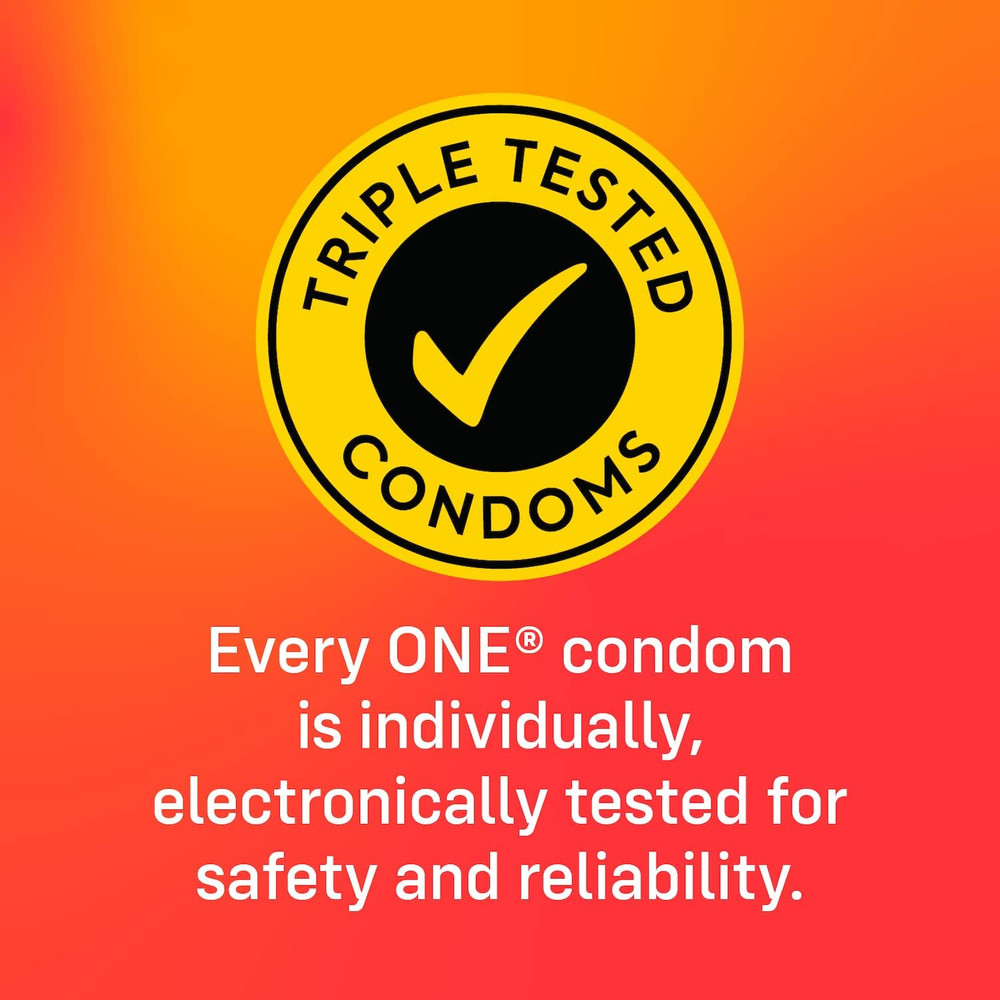 ONE® Condoms Super Studs | Textured Latex Condom | 36 Pack