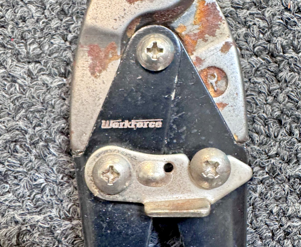 WORKFORCE Aviation Snip Right Cut Offset Tin Cutting Shears