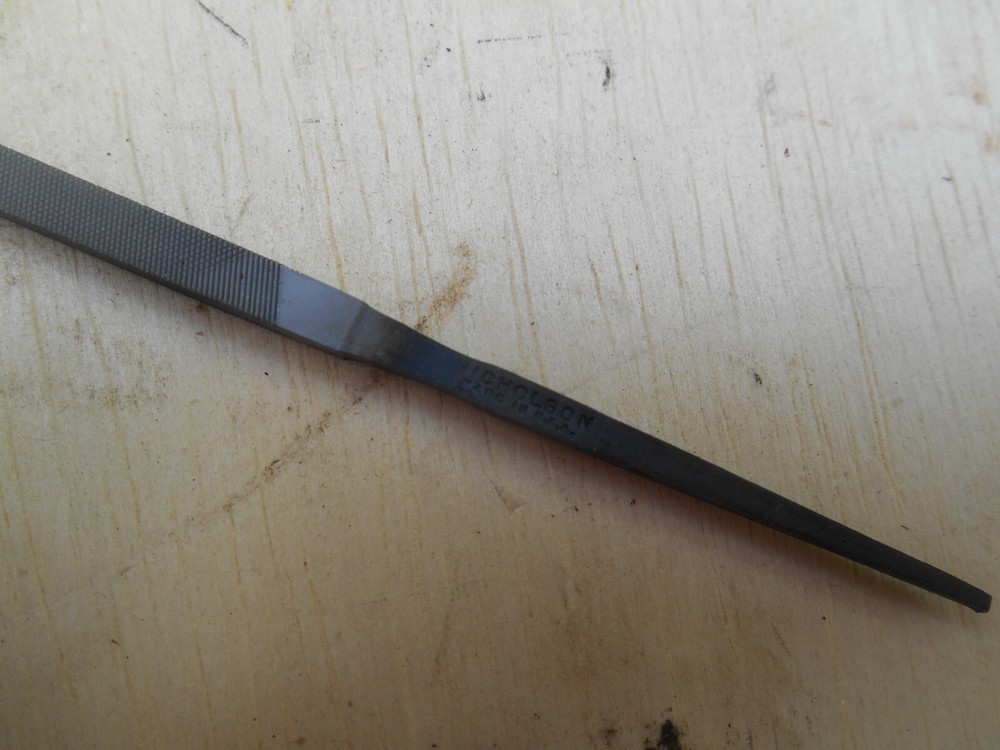 Vintage Nicholson #1 6" square file, NOS