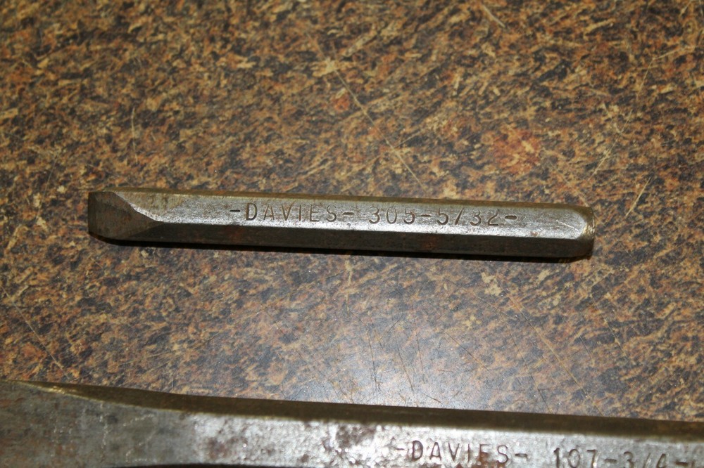 DAVIES COLD CHISEL 107-3/4 & 305-5/32