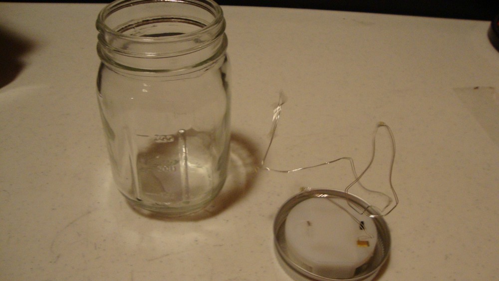 Lid lights with Jar - Battery Operated