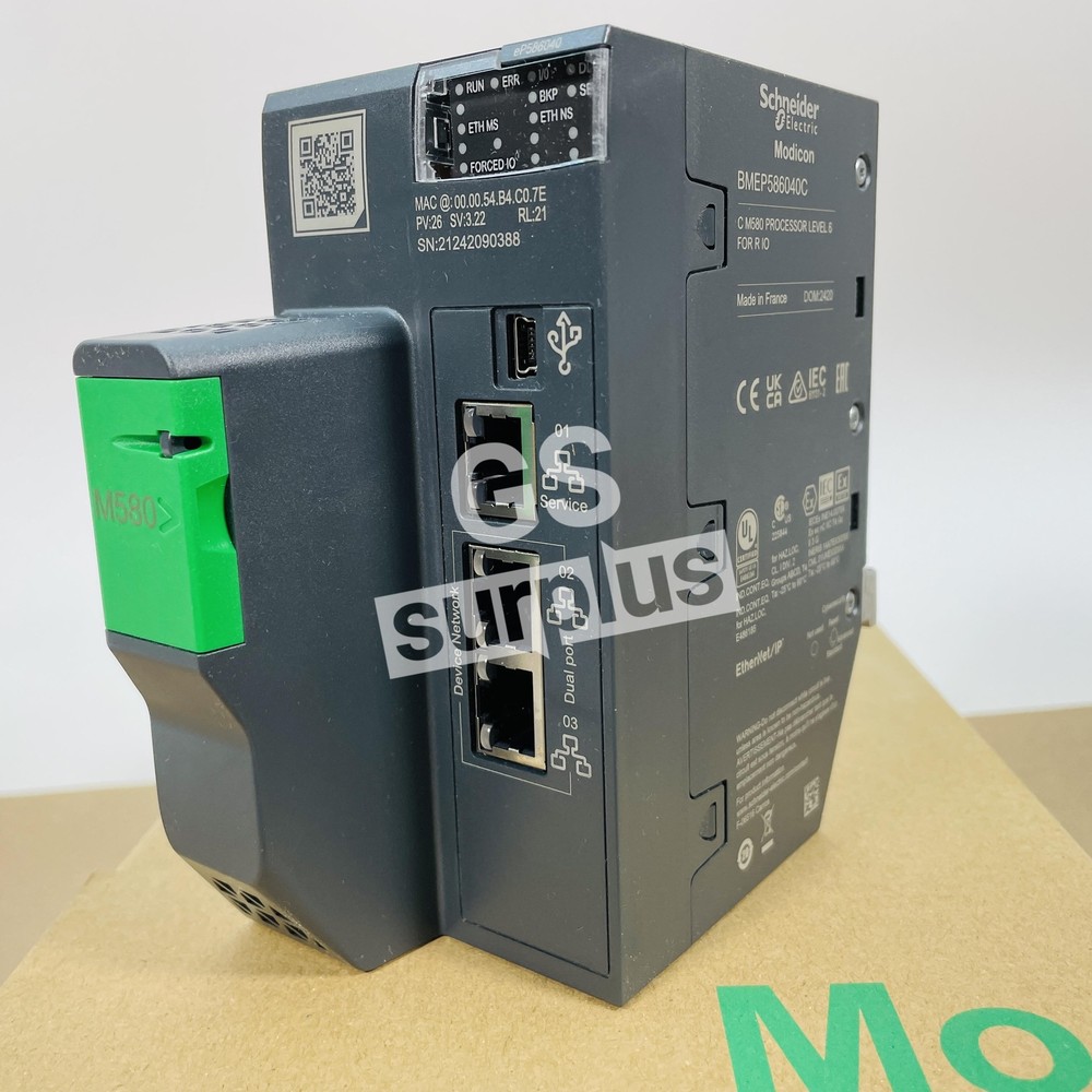 SCHNEIDER ELECTRIC BMEP586040C Modicon M580 Processor Level 6 (New Surplus)