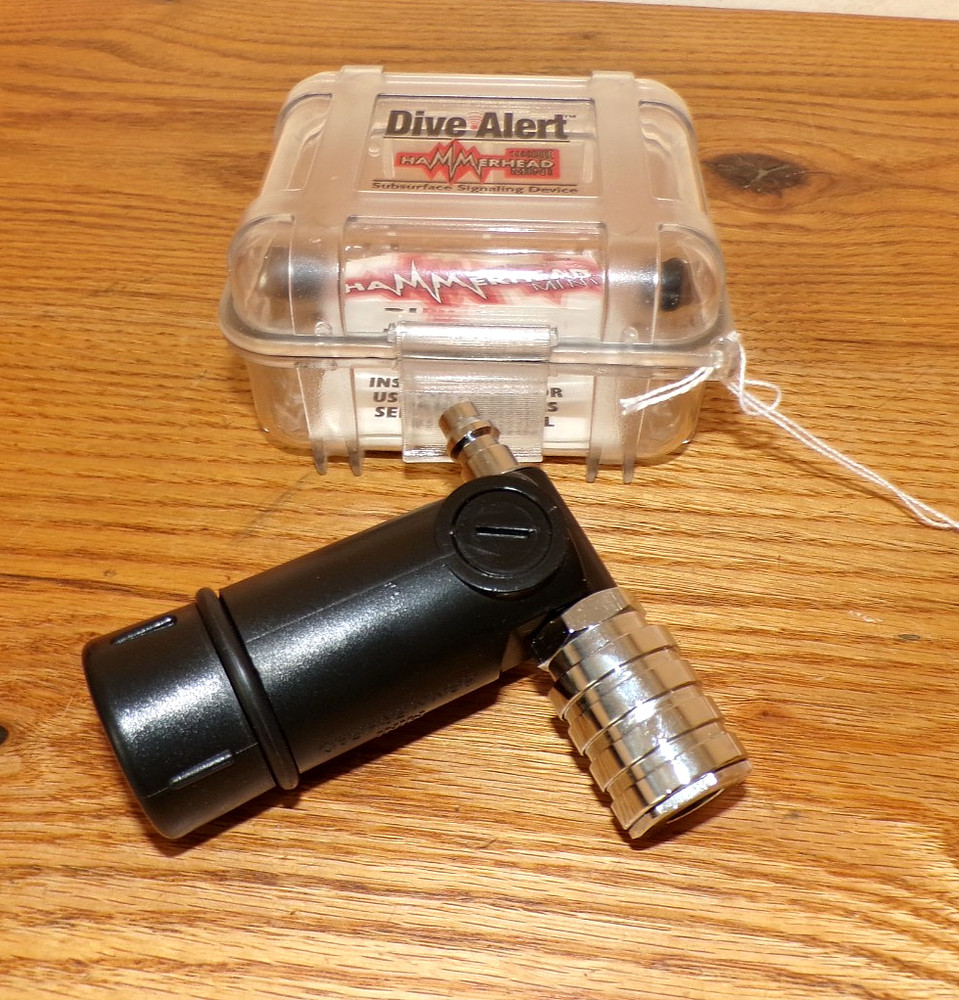 Dive Alert Hammerhead Mini Subsurface Signaling Device - New in Case