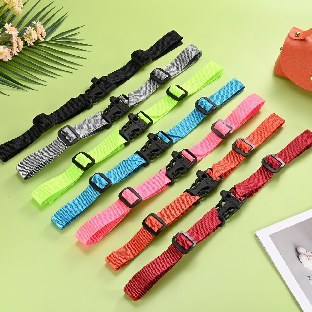 Backpack Chest Strap [2PCS] - with Hollow Emergency Whistle Buckle - [Grey]