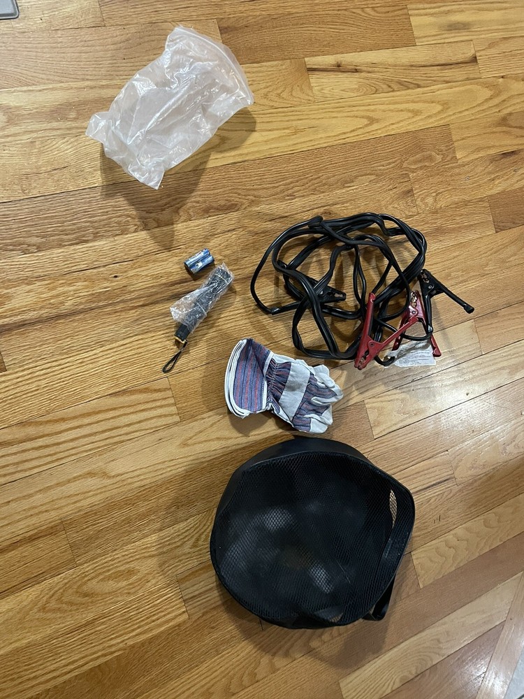 Automotive Slim Clamps Jumper Cables Emergency Kit