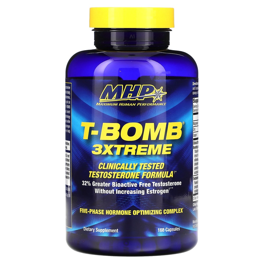 T-Bomb 3Xtreme, 168 Capsules