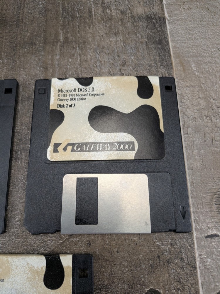 USED GATEWAY 2000 MS DOS 5.0 SOFTWARE