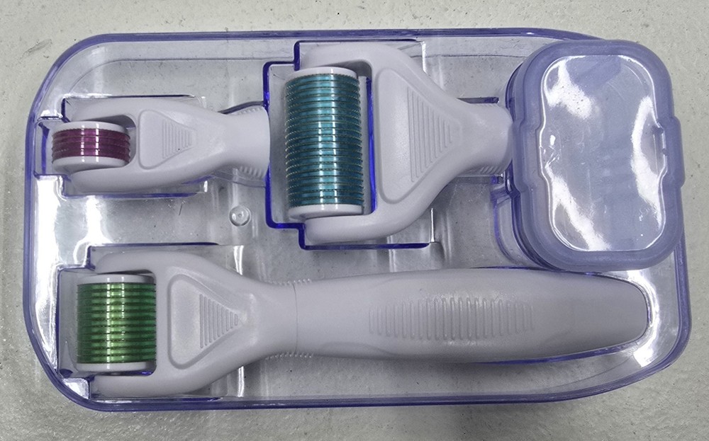 Collagen Stimulation Microneedling Rollers 4 IN 1 Dermaroller