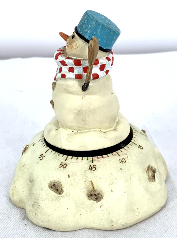 Hallmark Milford Snowman Kitchen Timer Vintage Works